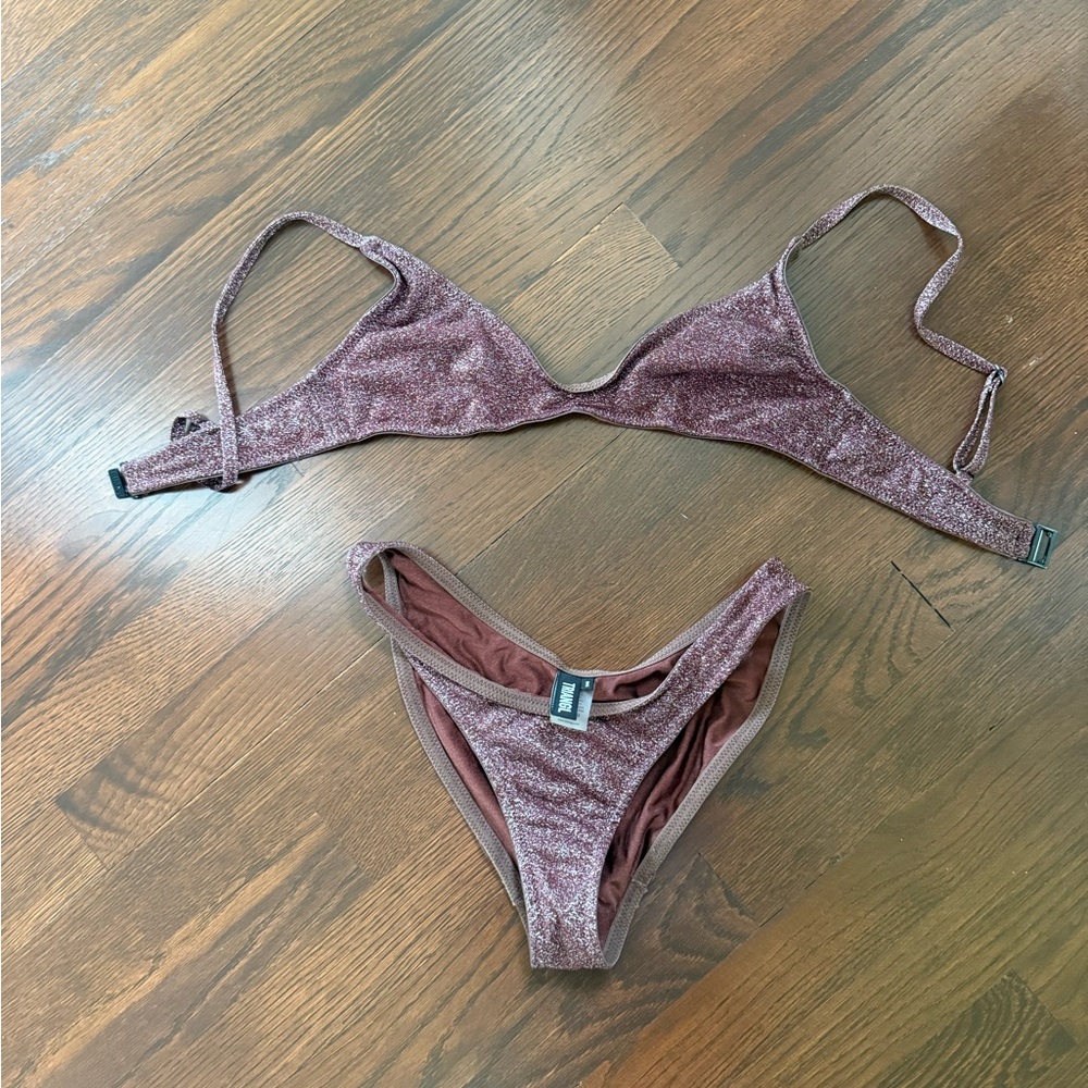 Triangl Swimwear Brown Bikini Set